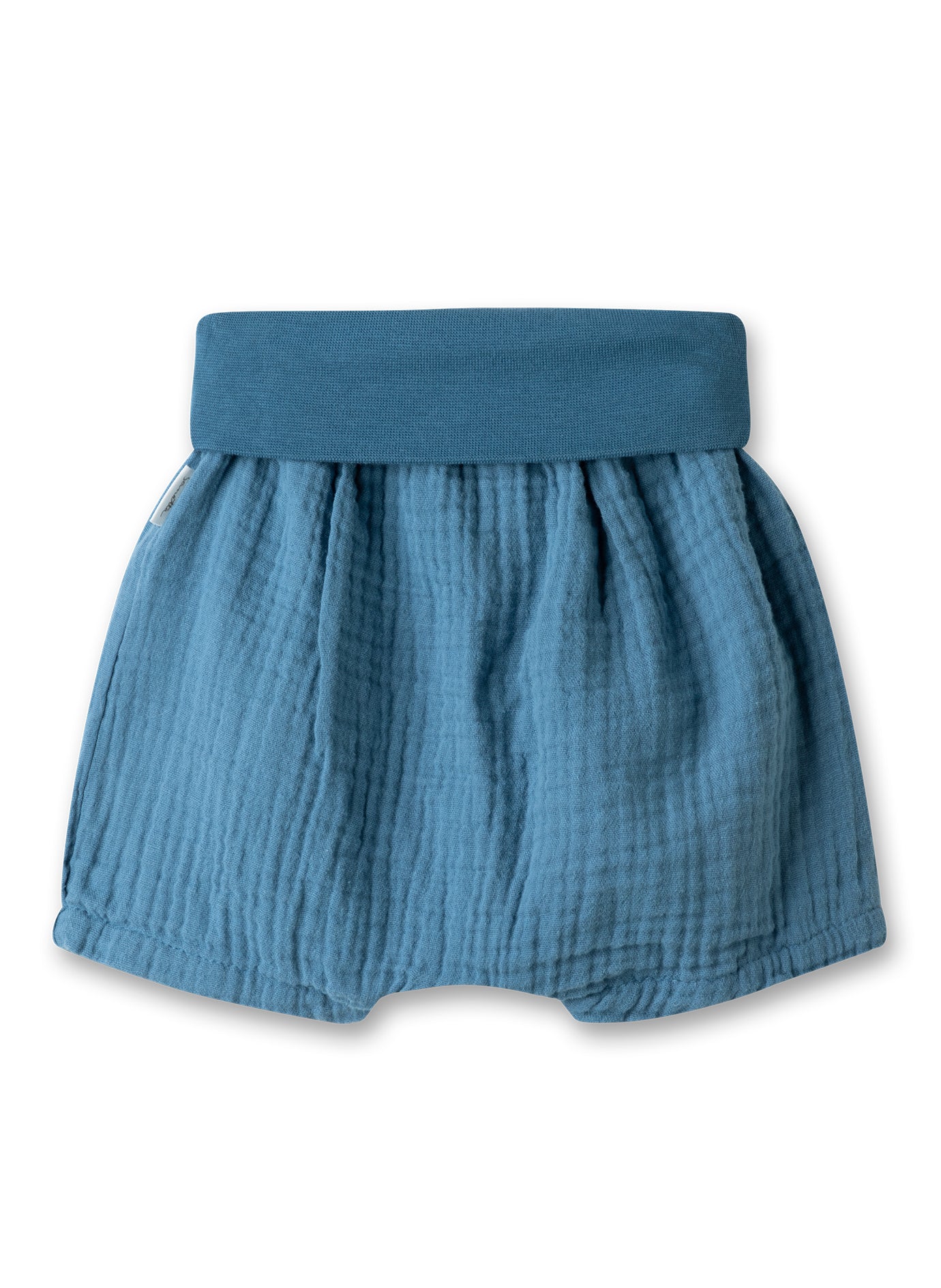 Sommer-Shorts für Babys und Kleinkinder in einem wundervollen Blauton aus Musselin von Sanetta Pure