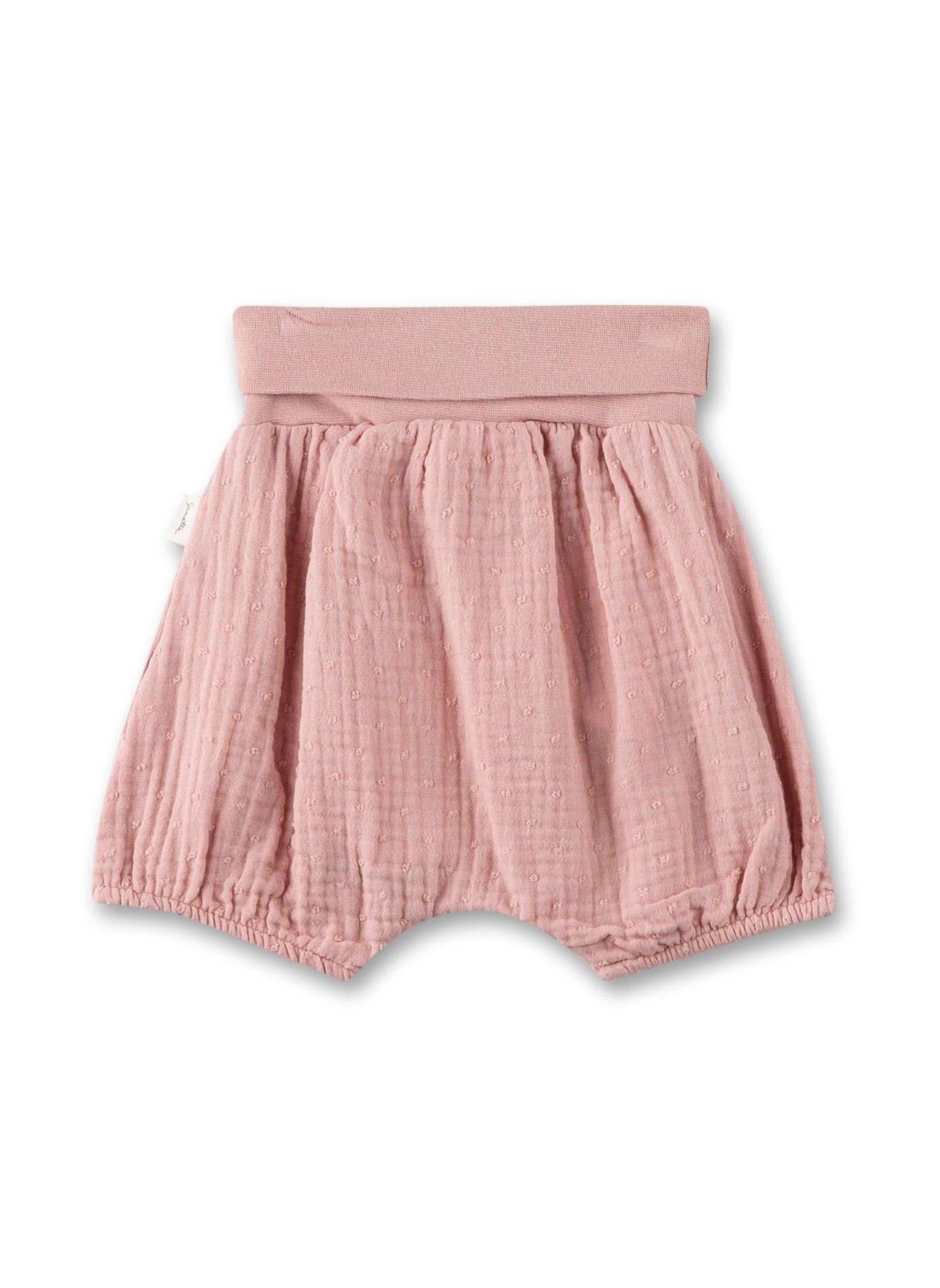 Shorts für Babys in einem wunderschönen Rosa aus Musselin von Sanetta Pure