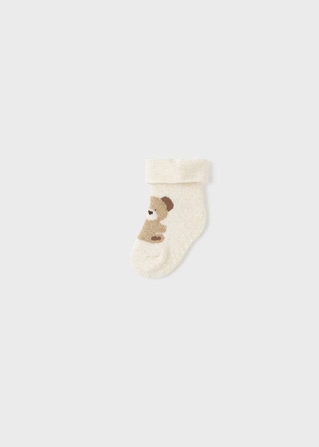 rutschfeste Socken mit Bärenmotiv