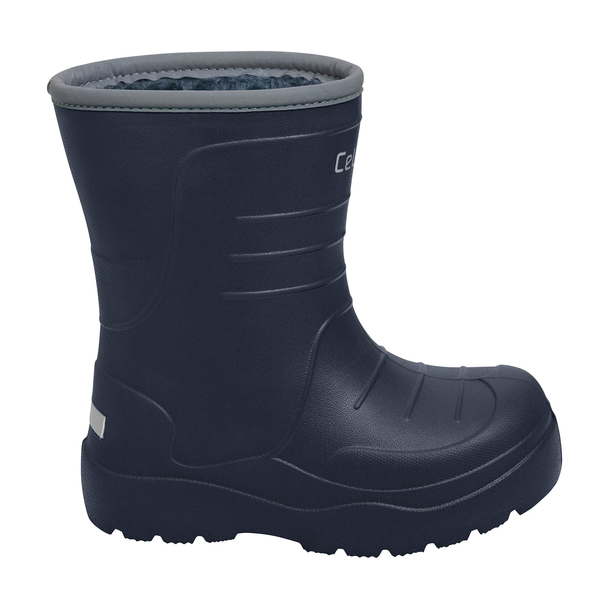 Die gefütterten Gummistiefel für Kinder sind perfekt für kalte und nasse Tage. Die Thermalfunktion hält die Füße warm und trocken, während das geprägte Design für einen modischen Look sorgt. Mit diesen Gummistiefeln sind Ihre Kinder für jedes Wetter gerüstet.