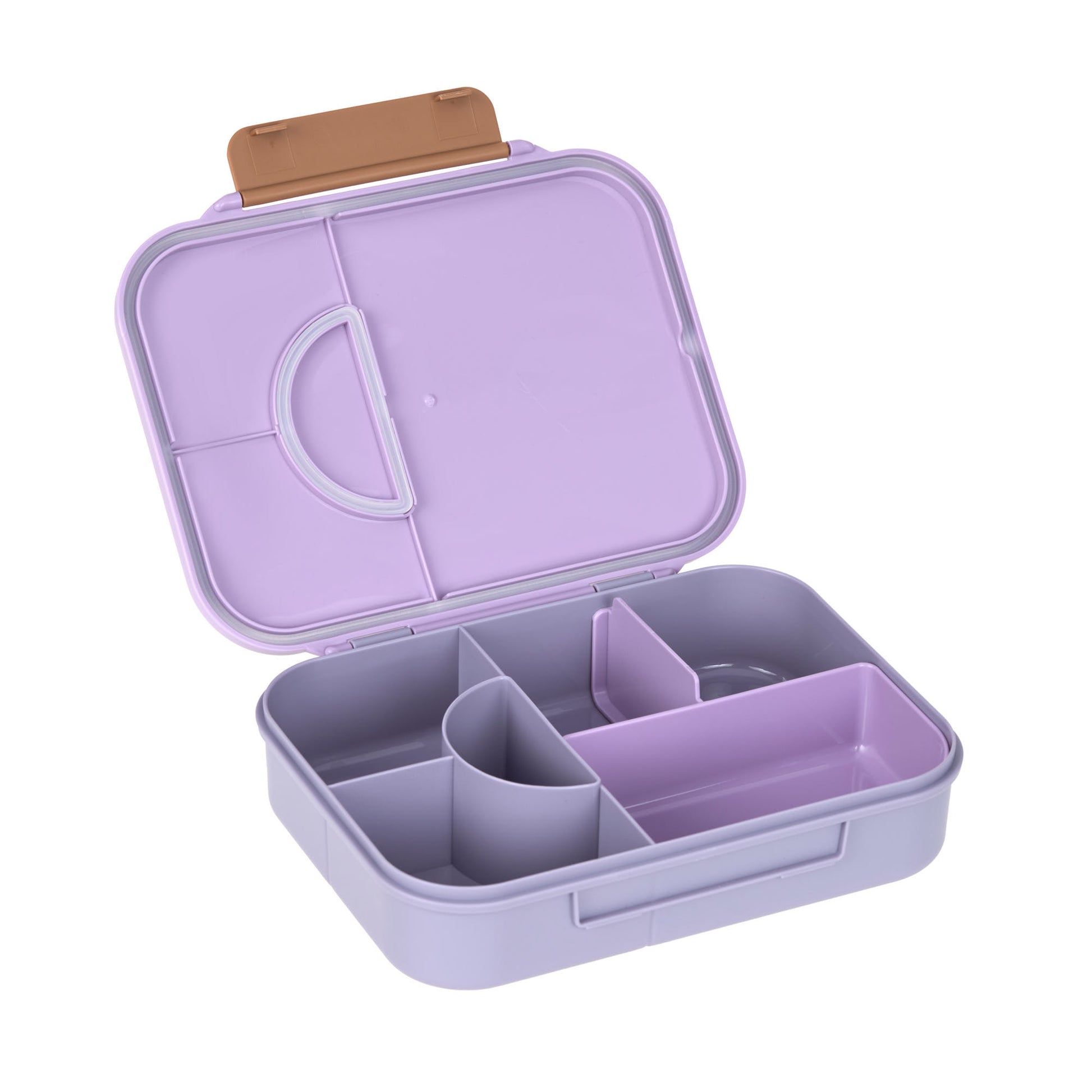 Die robuste Bento Kinder Brotdose in Heart Lilac aus der Little Gang Kollektion ist BPA-frei und spülmaschinengeeignet. Mit der cleveren Innenaufteilung flexiblen Behältern gerät kein Pausensnack mehr durcheinander.