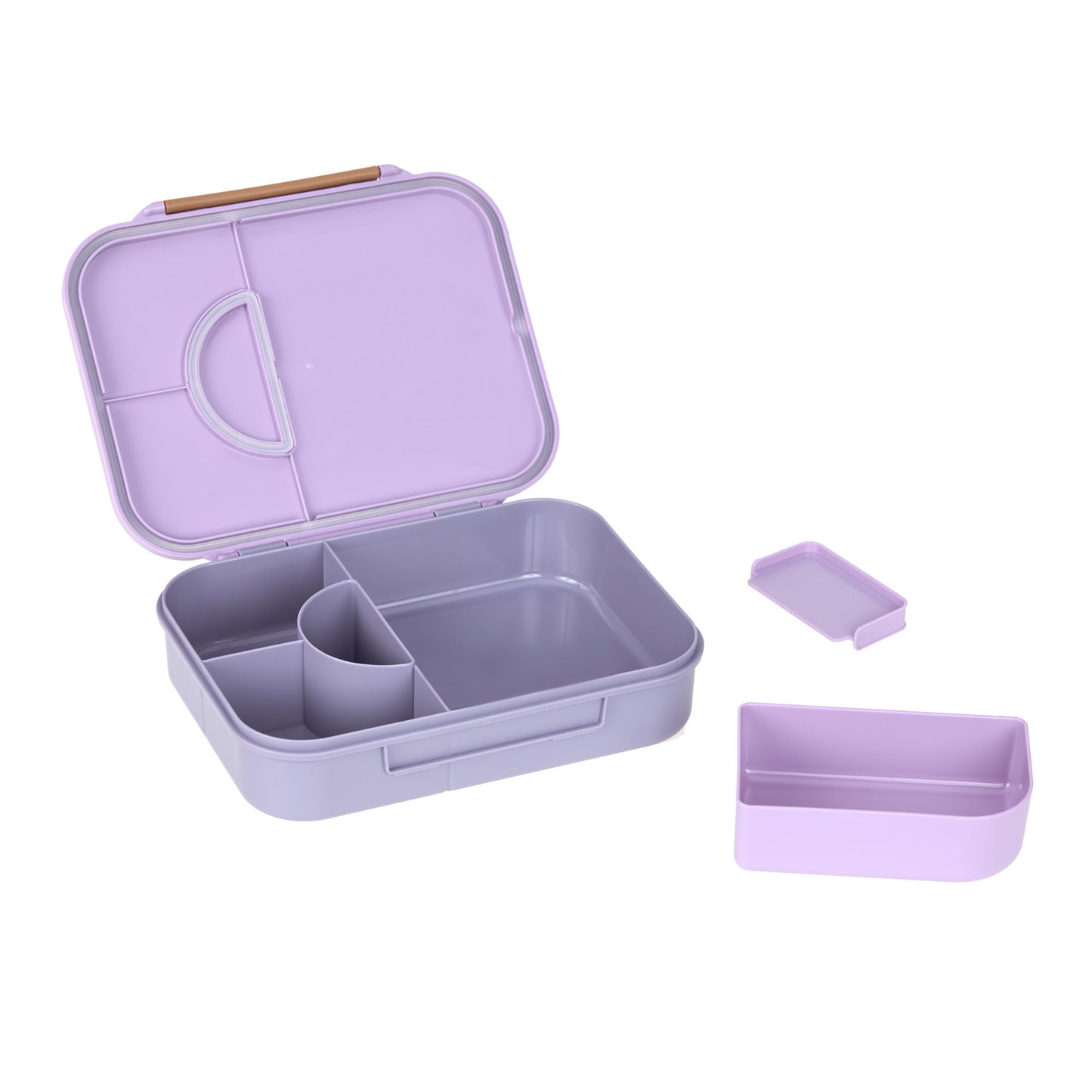 Die robuste Bento Kinder Brotdose in Heart Lilac aus der Little Gang Kollektion ist BPA-frei und spülmaschinengeeignet. Mit der cleveren Innenaufteilung flexiblen Behältern gerät kein Pausensnack mehr durcheinander.